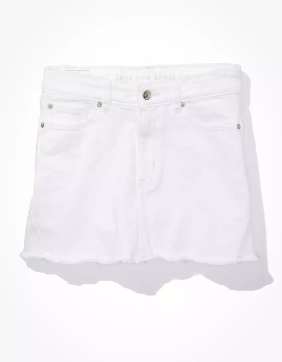 Jupes American Eagle AE '90s High-Waisted Mini Blanche Femme | LMA-51852903